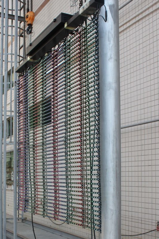 P20 段階の背景幕の LED 表示カーテン